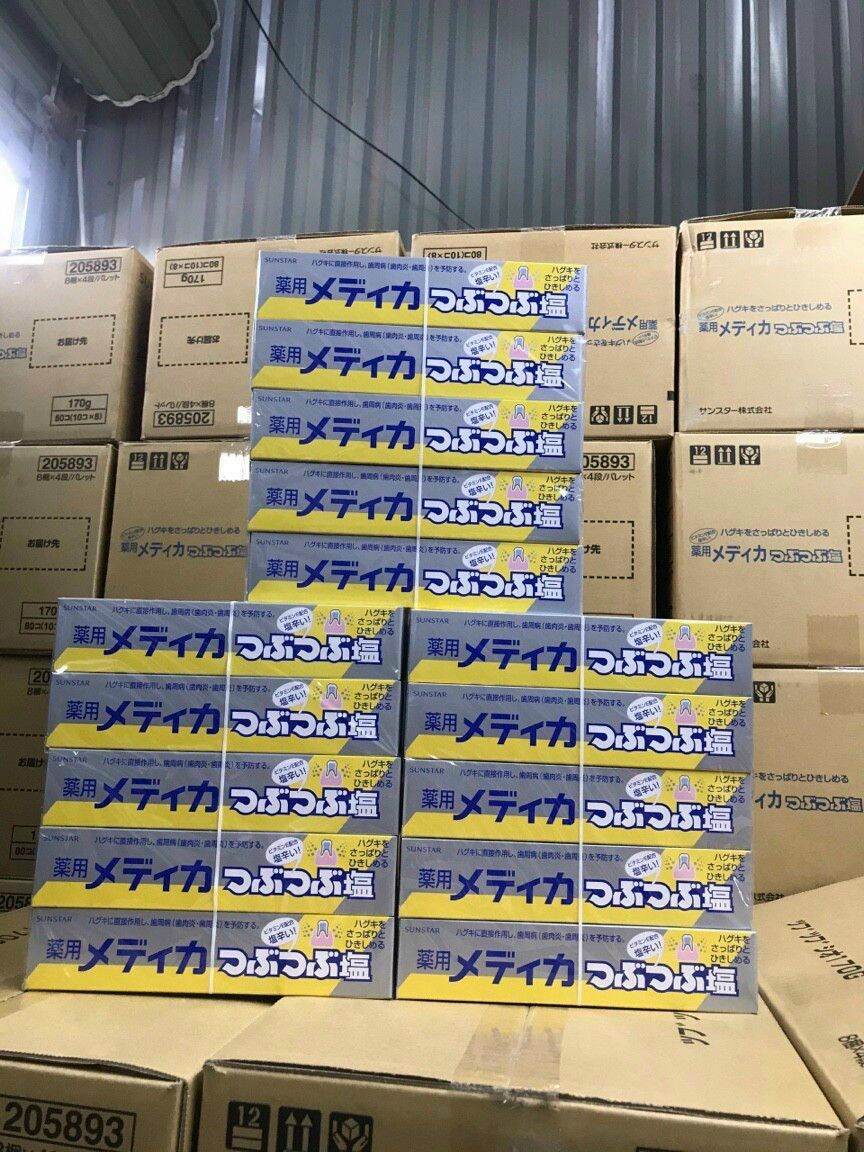 Lốc 10 tuýp Kem đánh răng tinh thể muối Sunstar Nhật Bản