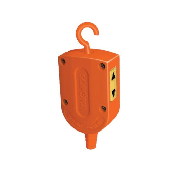 Ổ cắm điện lõi sứ chống cháy SOPOKA 6000W siêu chịu tải