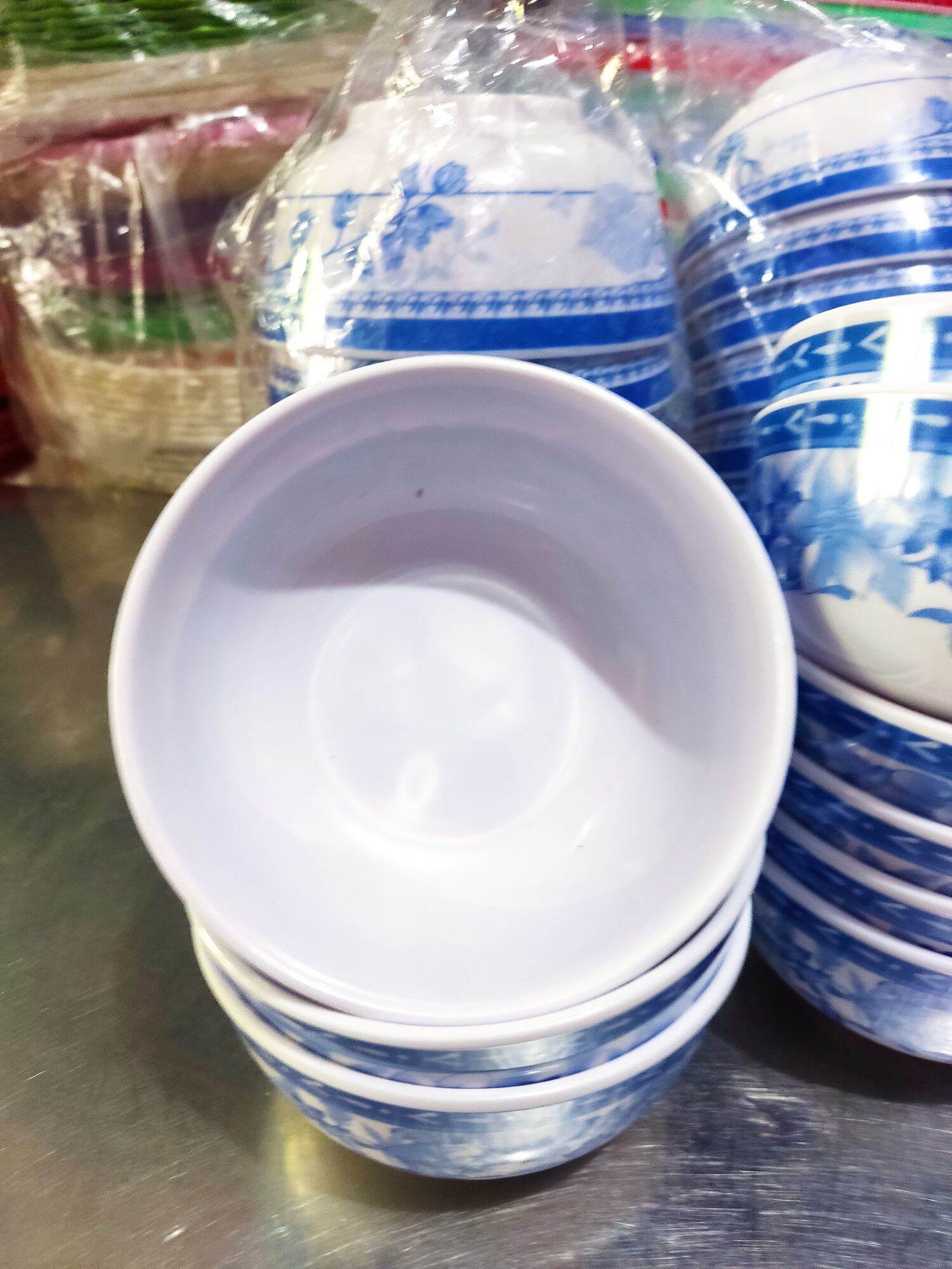 10 CHÉN BÔNG DÙNG ĂN CƠM NHỰA MELAMINE .
