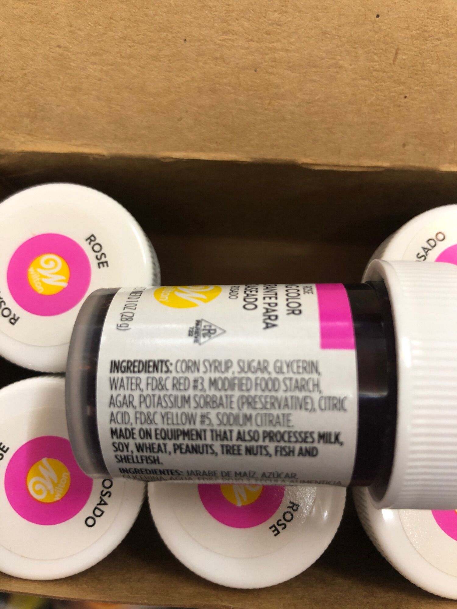 Màu Hồng rose Wilton icing color 29ml