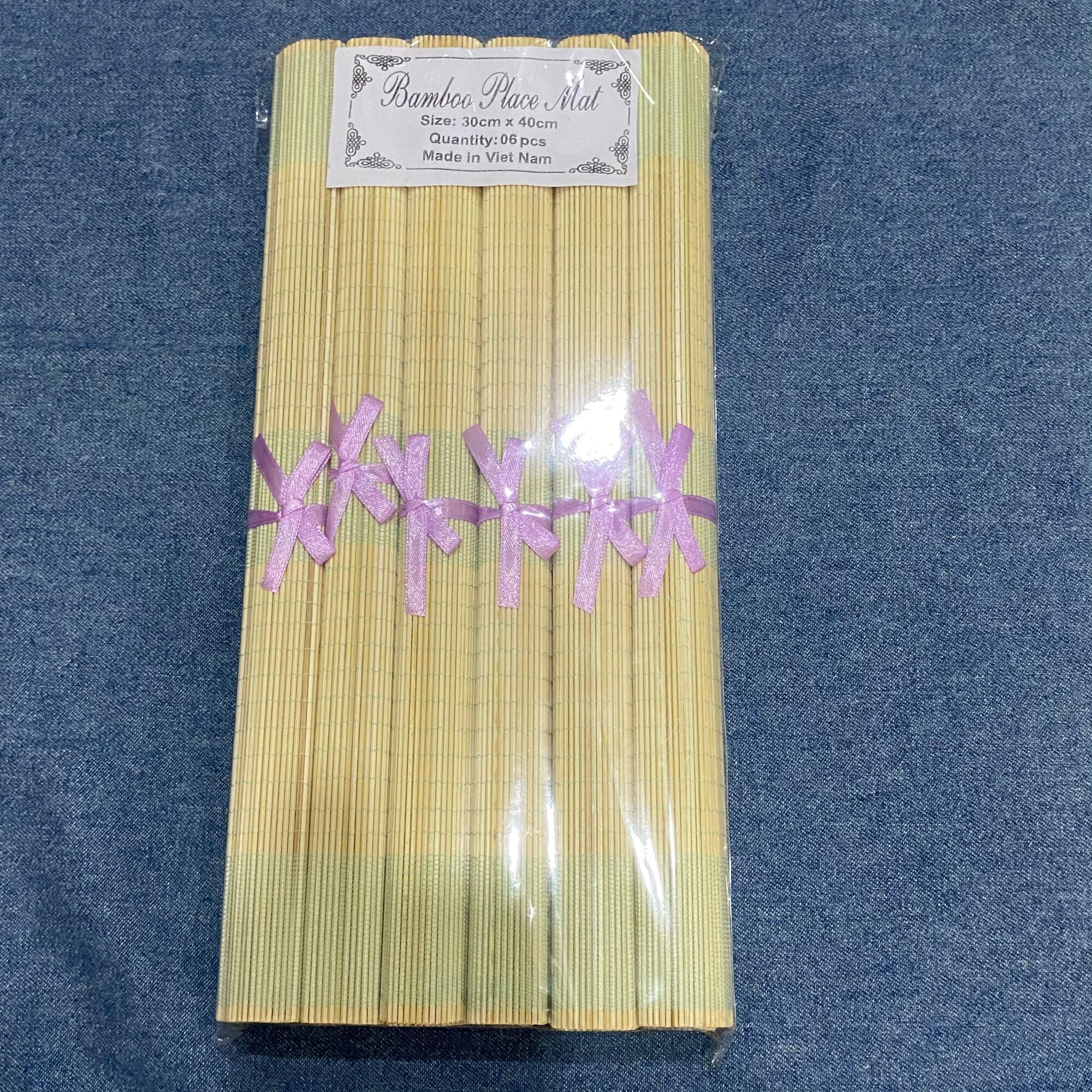 [HCM]Mành tre cuốn sushi trải bàn ăn (1 set 6 cái)