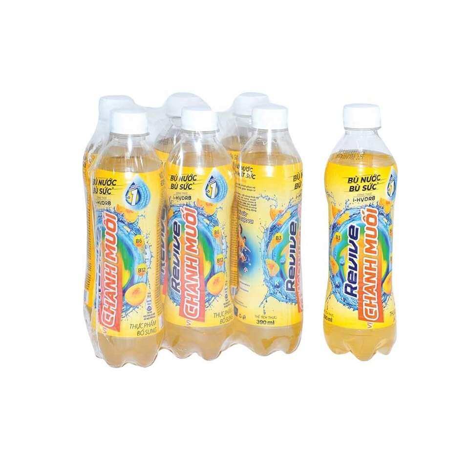 Nước Điện Giải  REVIVE  màu vàng (1 lốc 6 chai)
