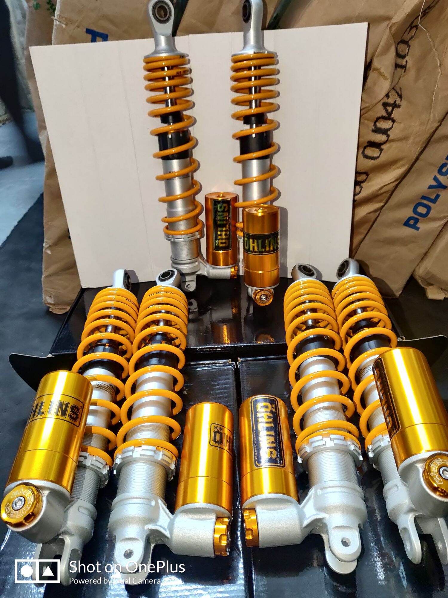 Phuộc Ohlins bình dầu dưới 38cm gắn Sh Viêt Nam