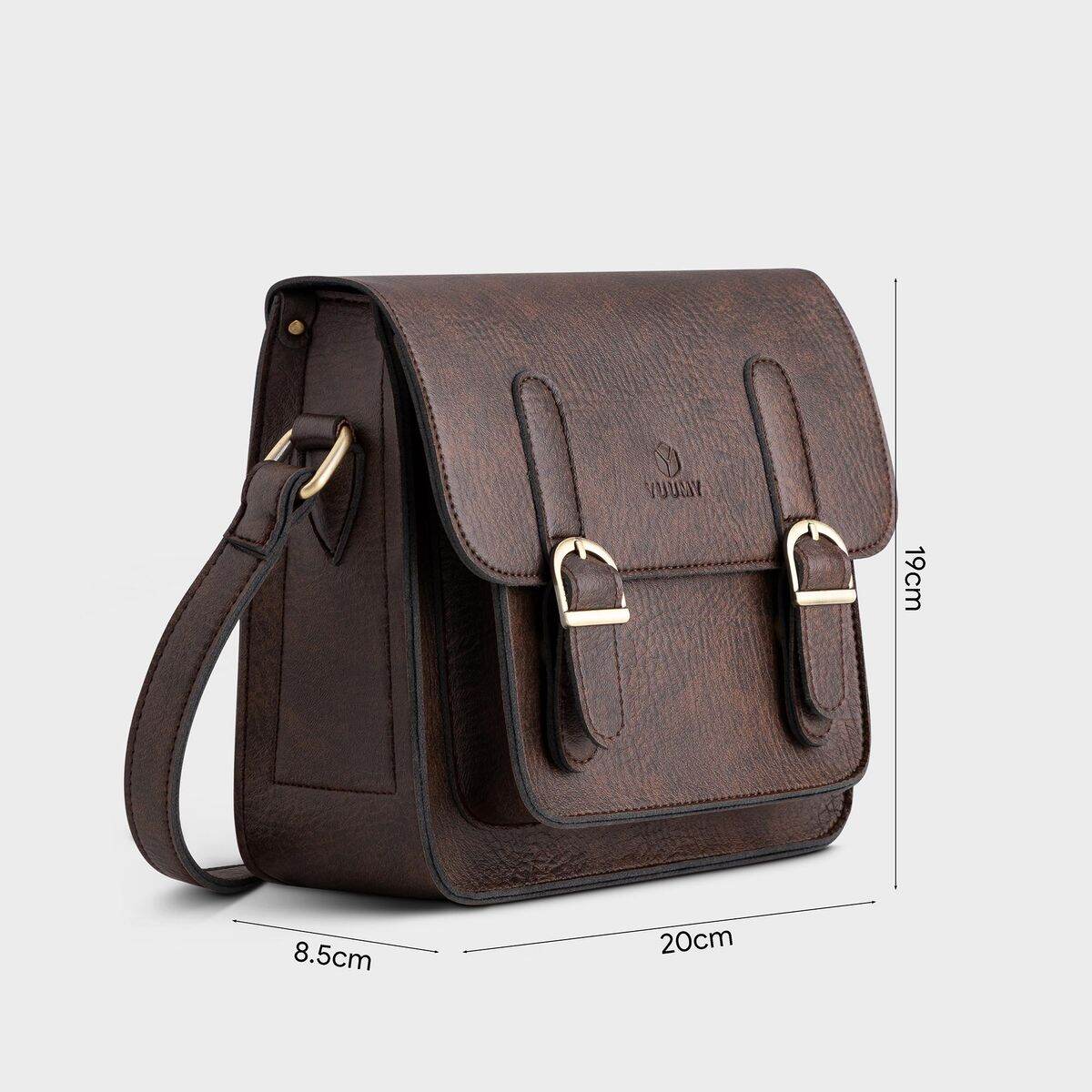 TÚI ĐEO CHÉO NỮ MINI KHÓA ĐÔI YN116 - YUUMY