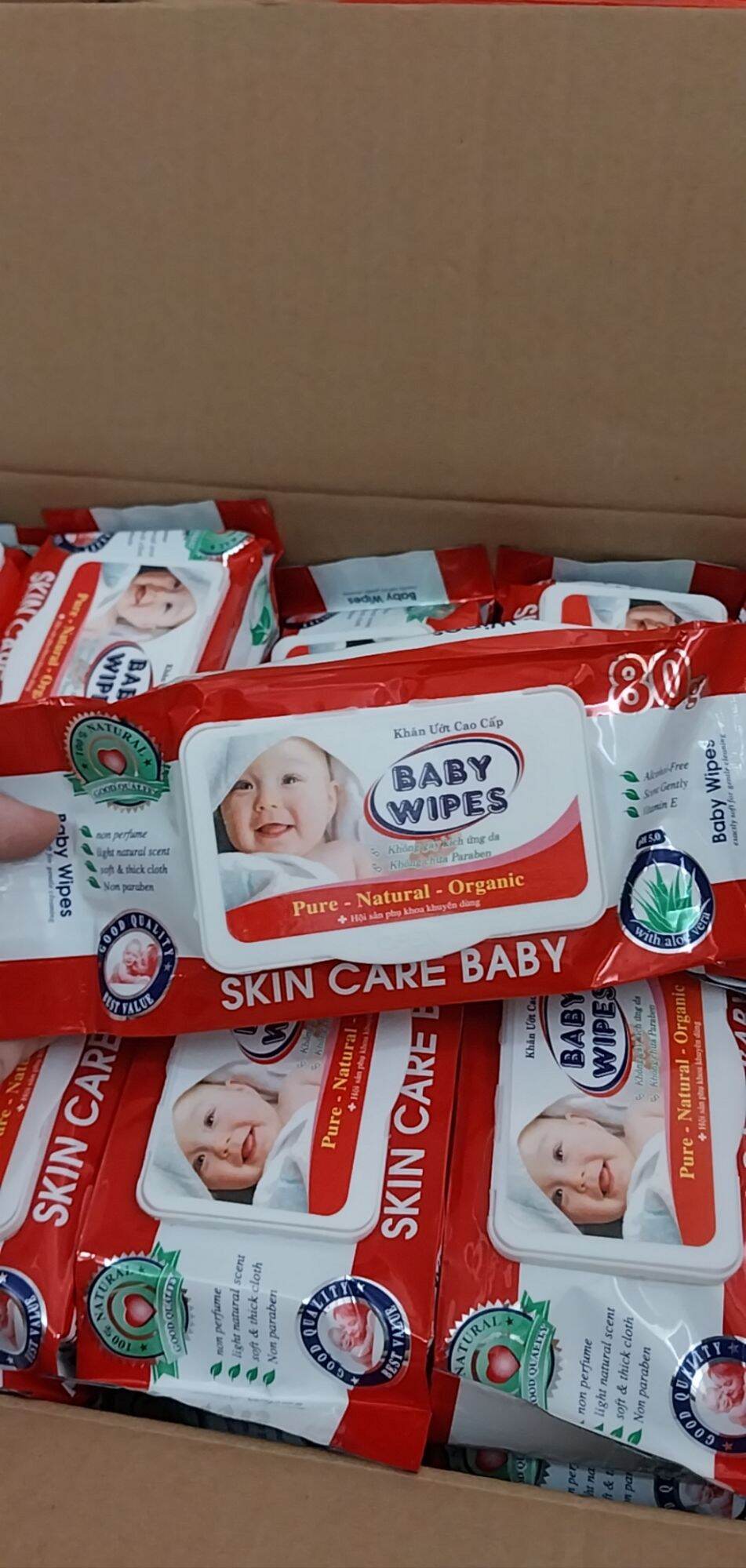 Khăn Ướt Baby wipes 80gr