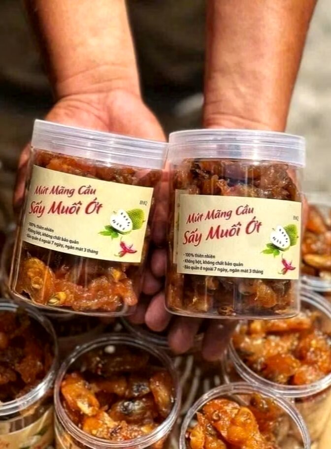 Mứt Mãng Cầu Sấy Muối Ớt 400gr