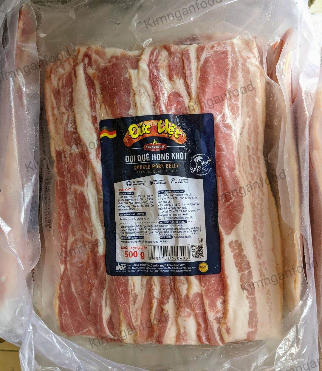 Ba rọi heo xông khói 500g