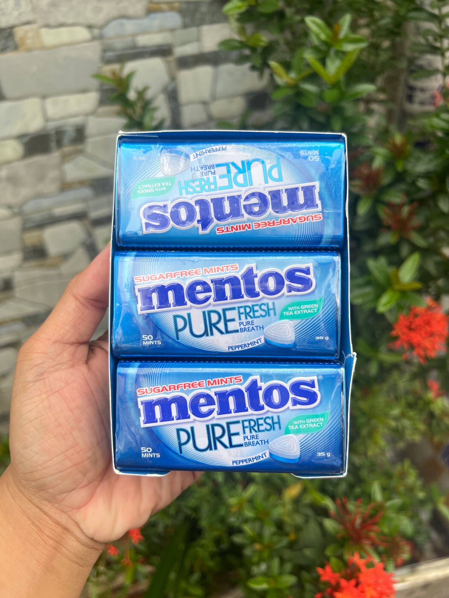 Kẹo ngậm mentos 6 lọ×35g