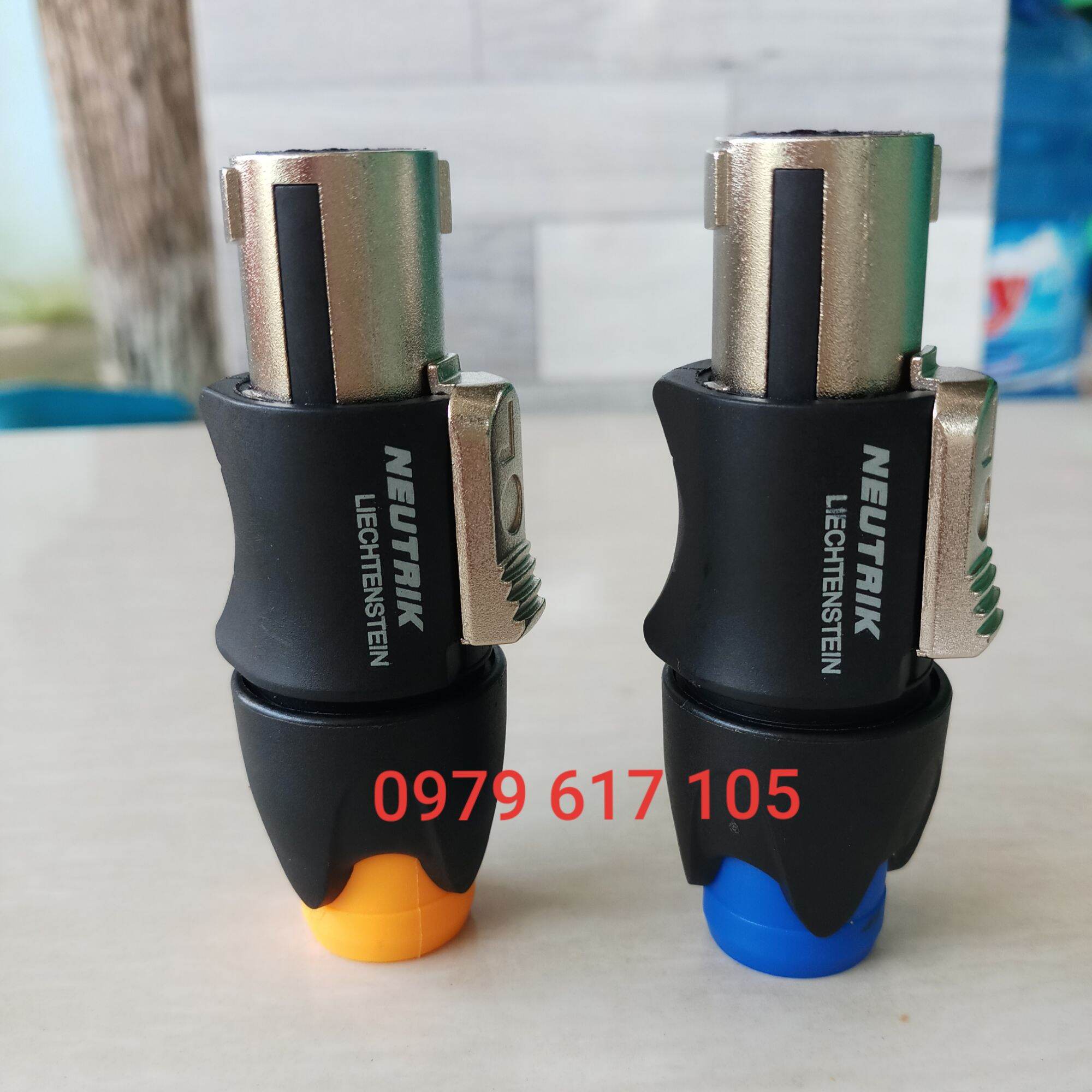 Jack cắm loa speakon Neutrik đầu bọc Inox, bộ 6 chiếc