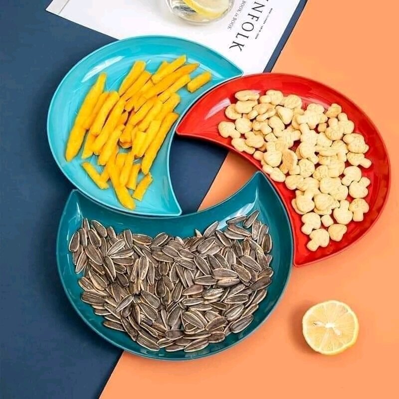 Set 5 Đĩa mặt trăng size Lớn hoạ tiết đẹp