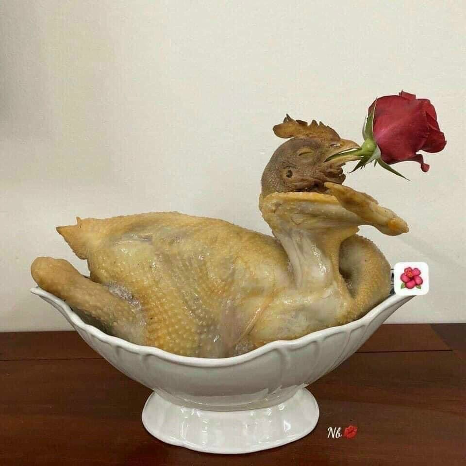 Đĩa đựng gà cúng gốm sứ bát tràng