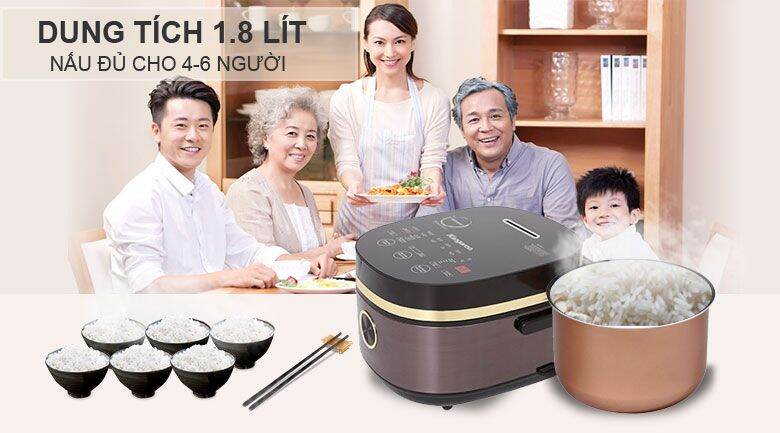 ồi cơm điện cao tần Kangaroo 1.8 lít KG599N ( Like New)