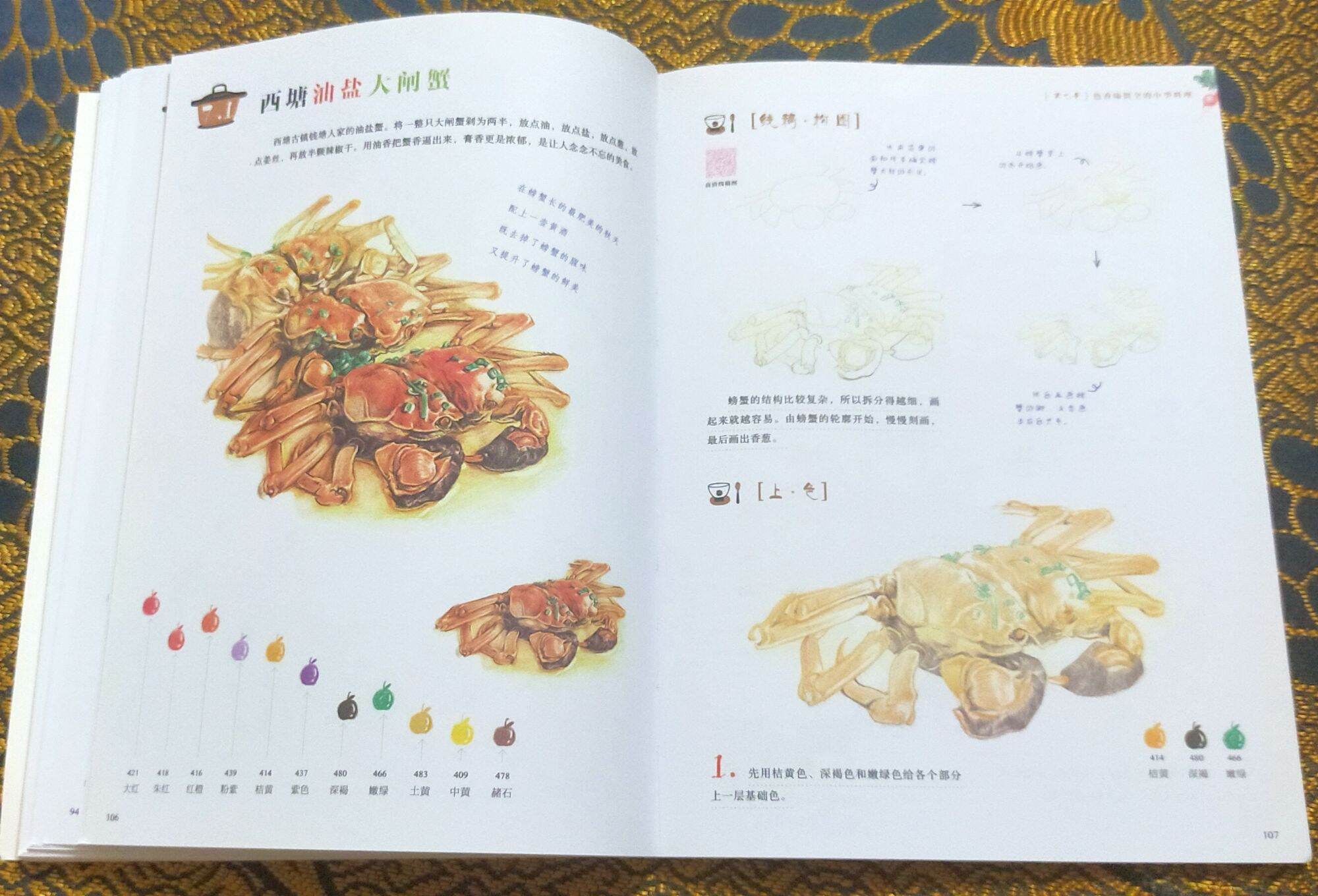 Sổ Vẽ Phác Thảo chì màu Vương quốc Đồ ăn