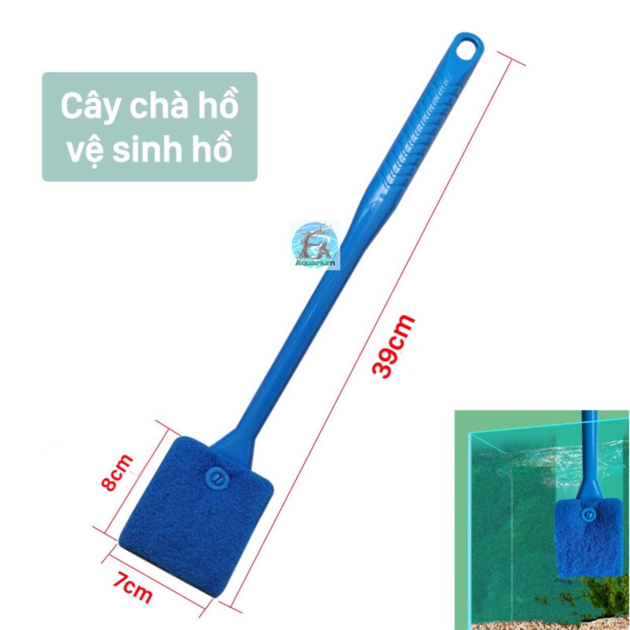 Cây chà hồ, lau kính vệ sinh hồ cá, thuỷ sinh