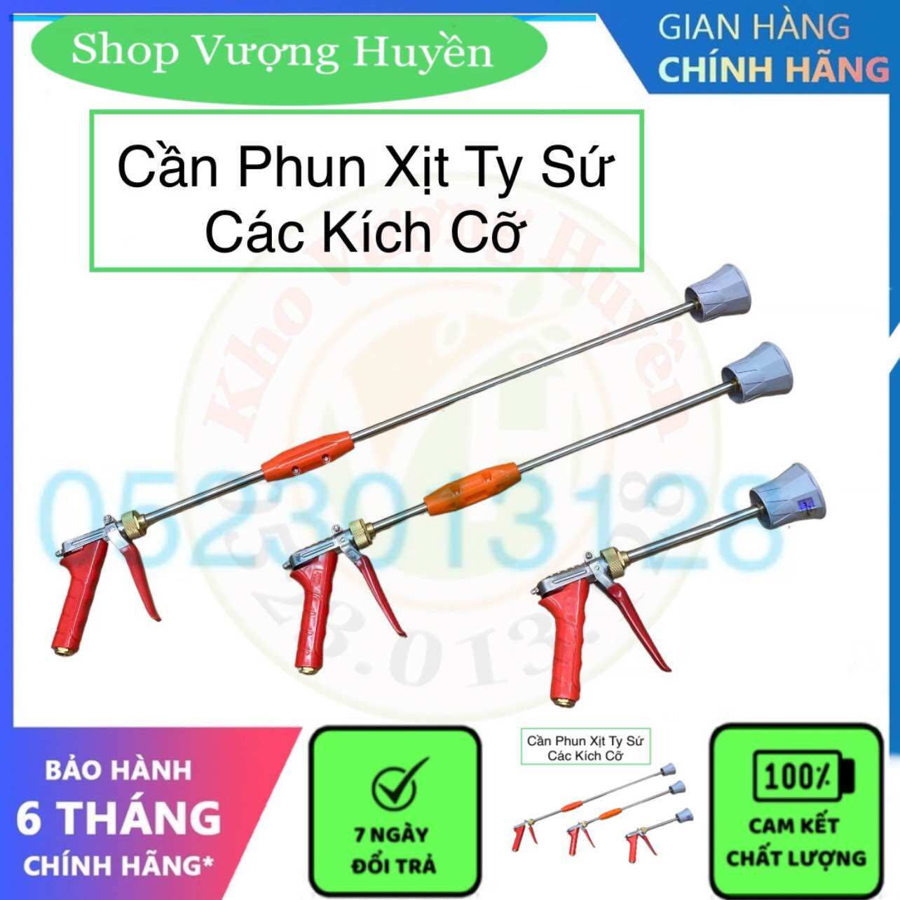 Súng phun thuốc sâu - súng xịt áp lực cao béc sứ cao cấp