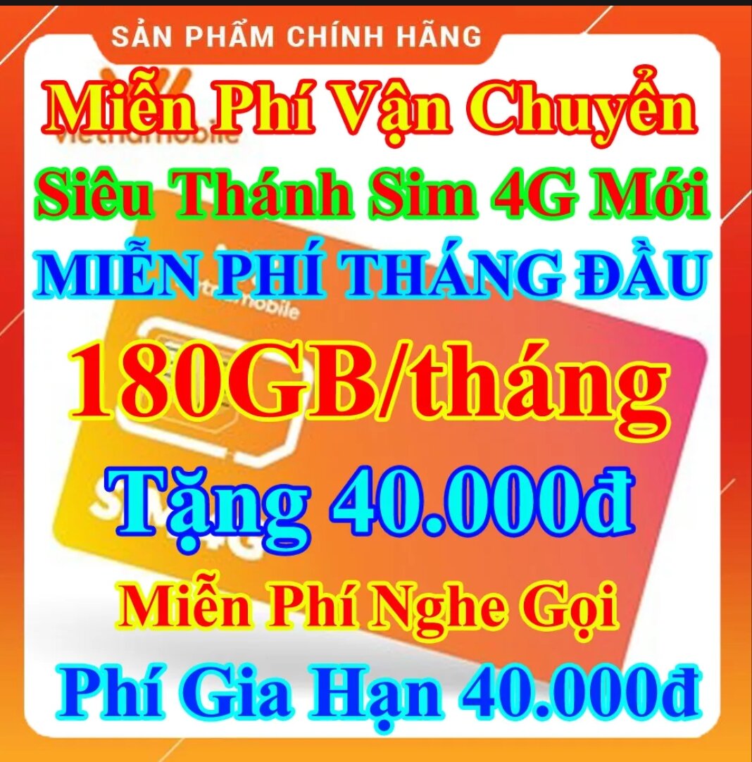 Siêu tháng sim 4G, miễn phí lên mạng