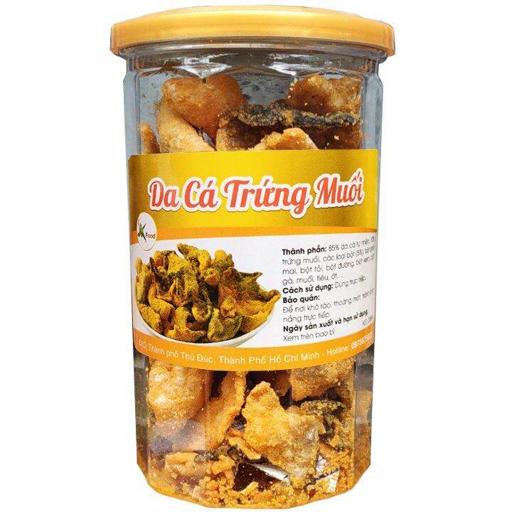 DA CÁ LẮC TRỨNG MUỐI CHUẨN VỊ SINGAPORE 100G