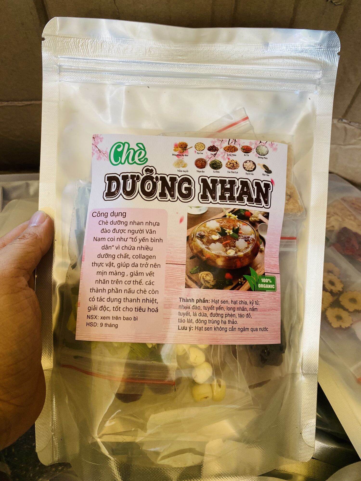 Set nguyên liệu nấu chè dưỡng nhan 12 vị