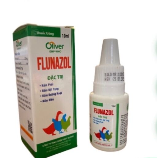 Flunazol 10 ml nấm diều gà, đẹn miệng gà