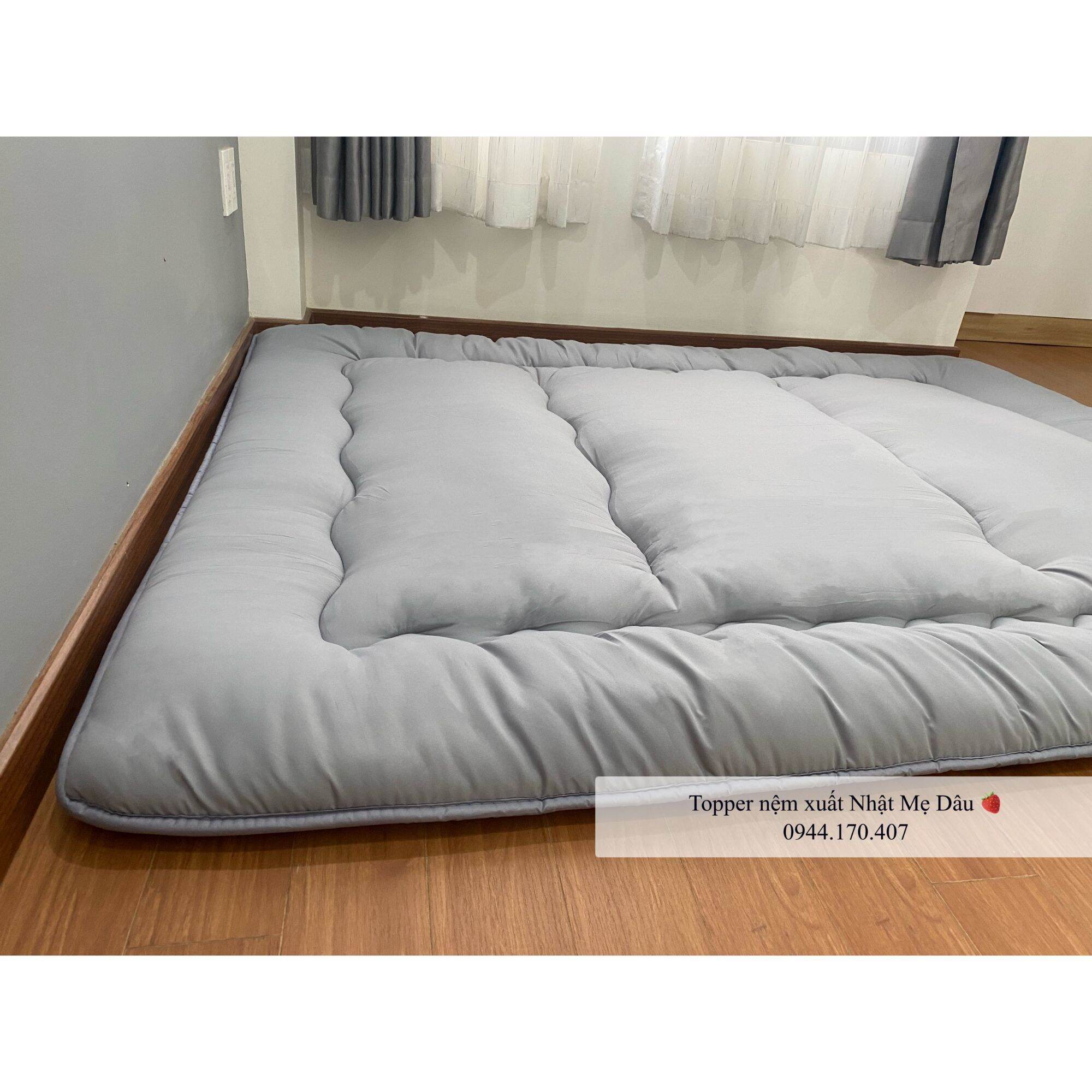 Topper Nệm bông xuất Nhật kích thước 1m6×2m