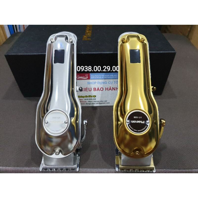 Tông Đơ Cắt Tóc Phaeton 1998 Cao Cấp Cho Thợ, Tông Đơ Lưỡi Cắt Siêu Bén Chuyên Fade Màn Hình LCD.(Ảnh thật). 