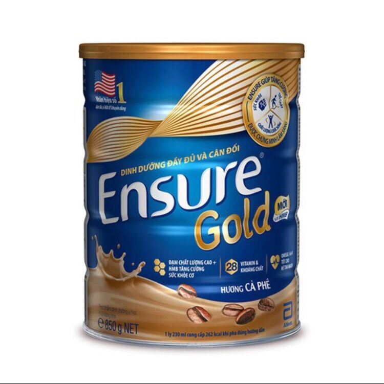 Sữa Bột Ensure Gold Cafe 850g