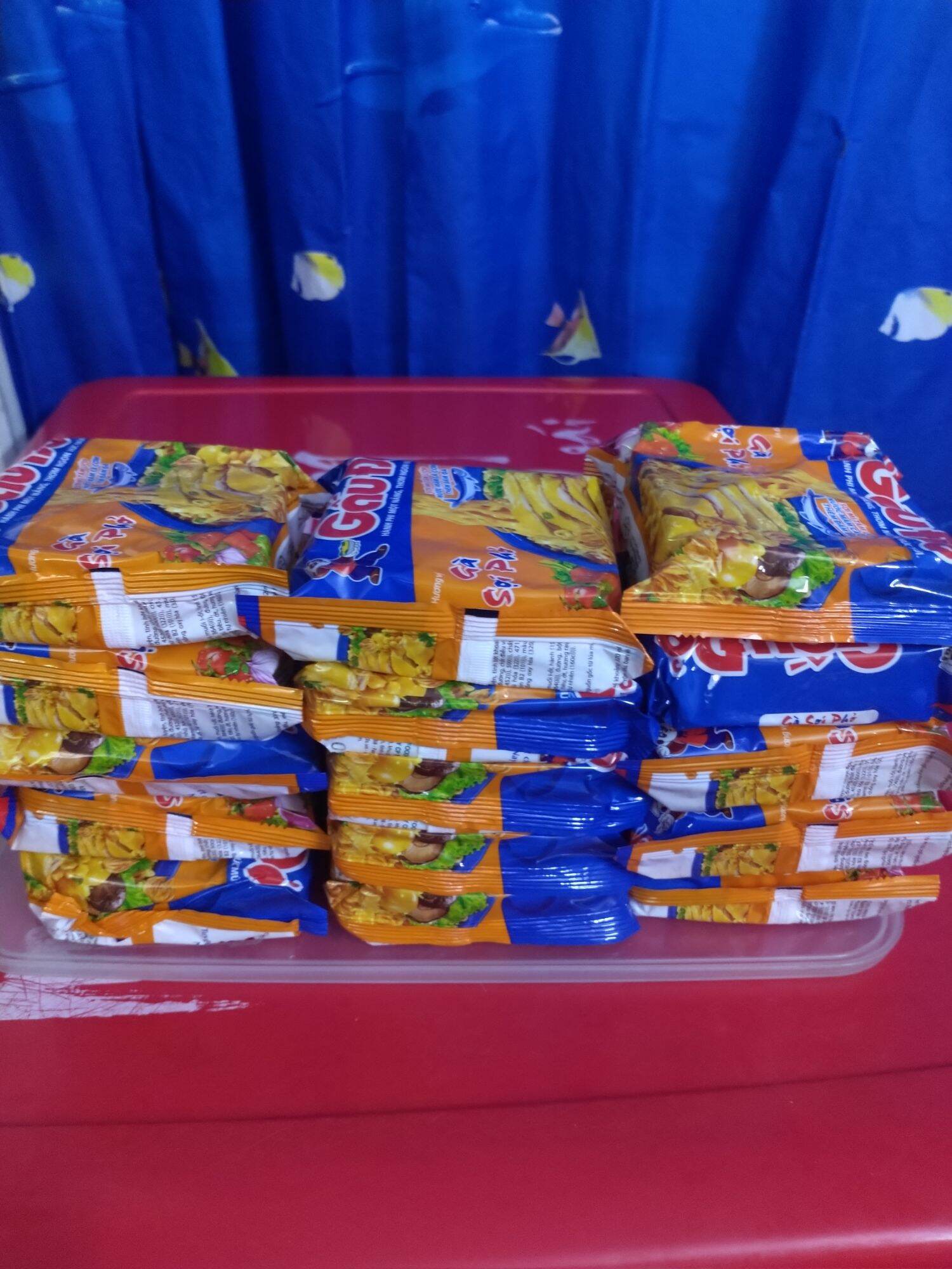 Combo 15 gói mì Gấu Đỏ Gà Sợi Phở 63 g