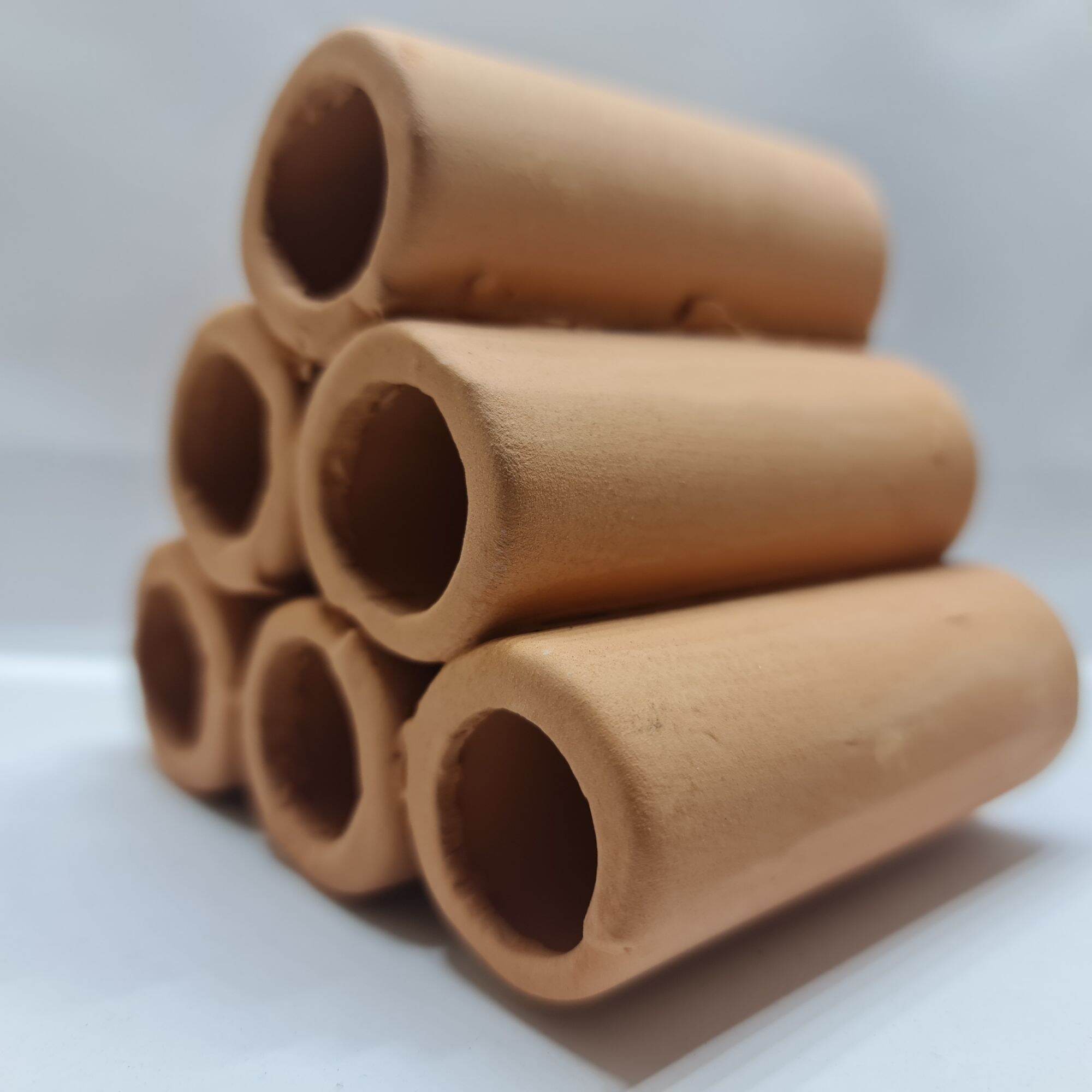 Hang trú ẩn cho cá tép cảnh - ống gốm cho cá - trang trí bể tép cảnh - hang trú ẩn cho tép