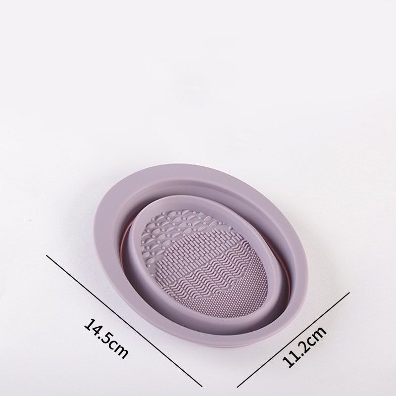 Chén silicon vệ sinh cọ trang điểm