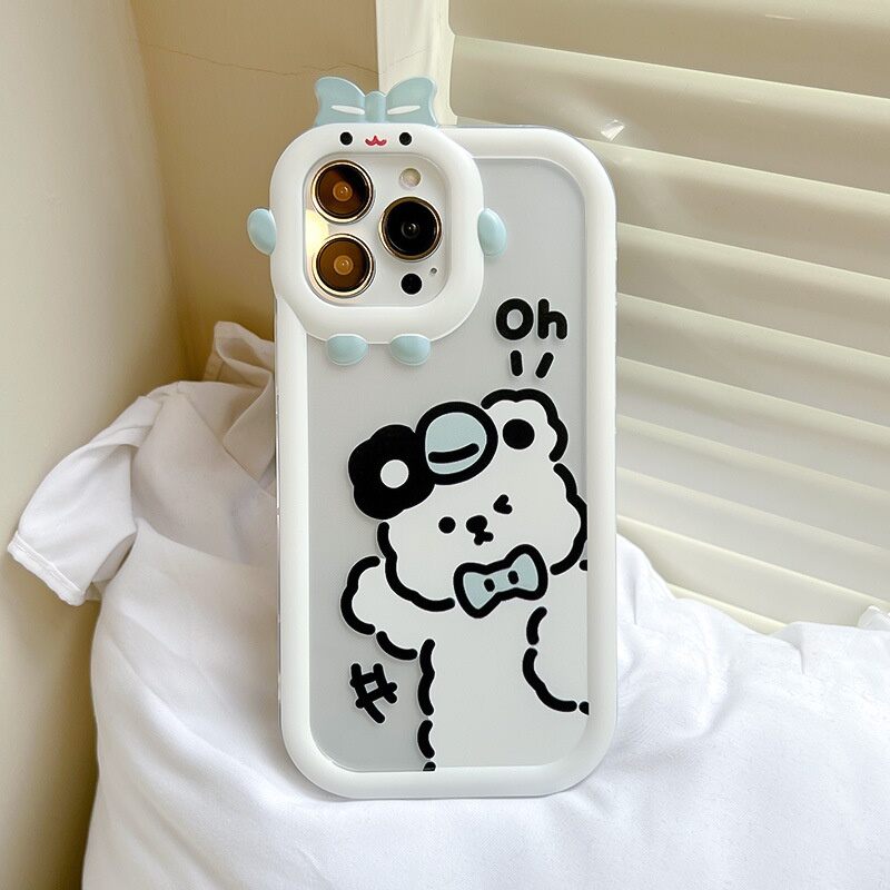 Ốp Lưng Điện Thoại Silicon Cho iPhone Họa Tiết Cute Đáng Yêu