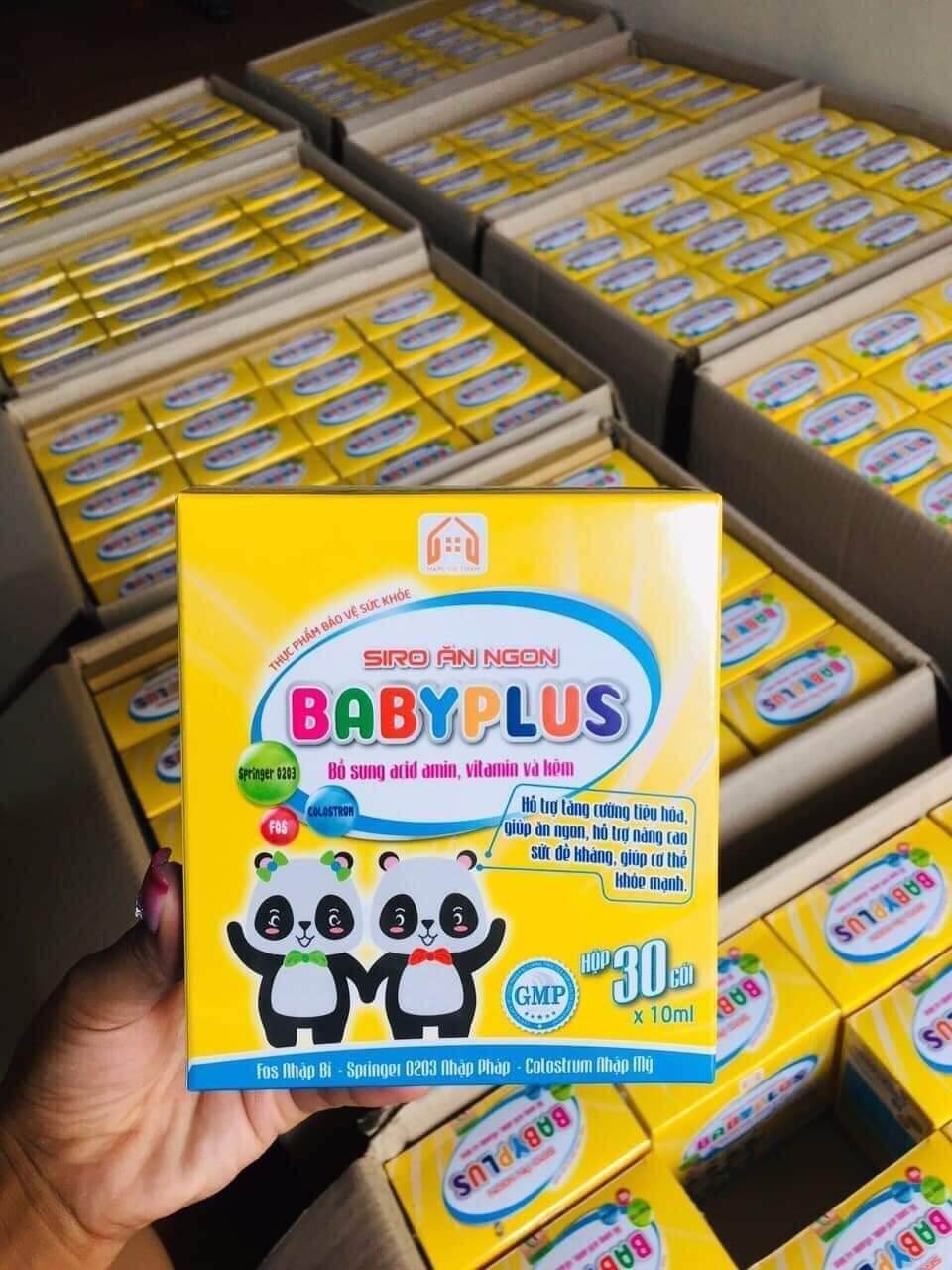 Siro Ăn Ngon Babybplus - Hết biếng ăn táo bón - 10 gói.