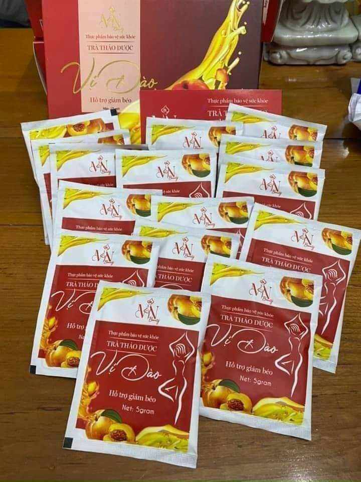 Trà giảm cân vị đào