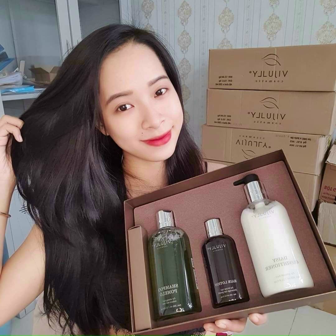[HCM]Combo DẦU GỘI BƯỞI VIJULLY mẫu mợa