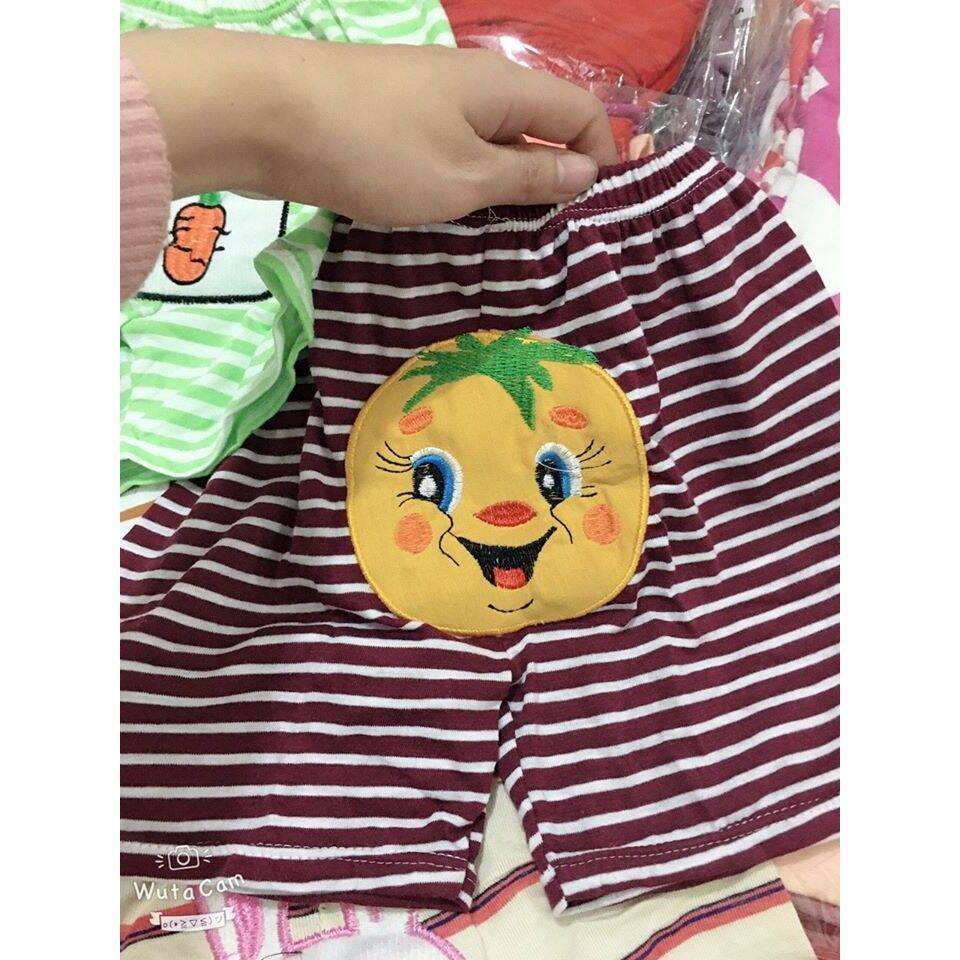 Combo 10 quần mông thú chất cotton cho bé trai bé gái