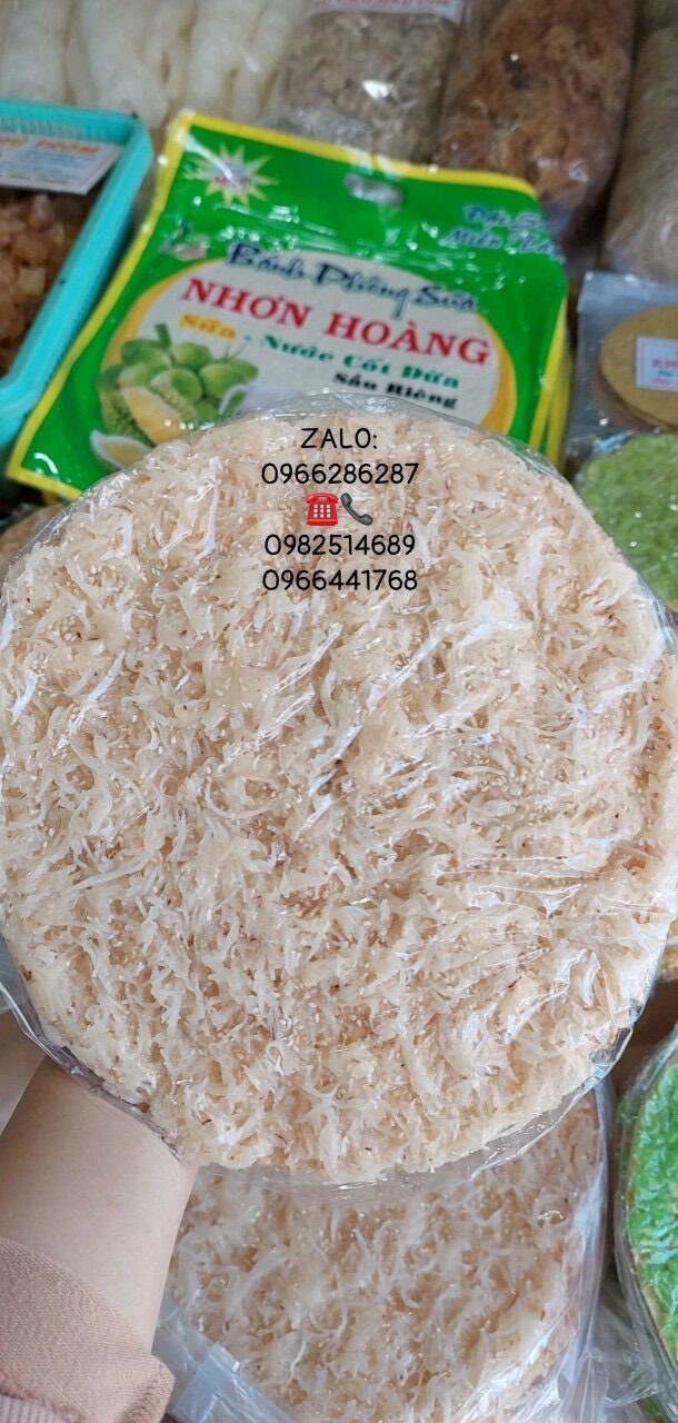 Bánh tráng dừa non mè