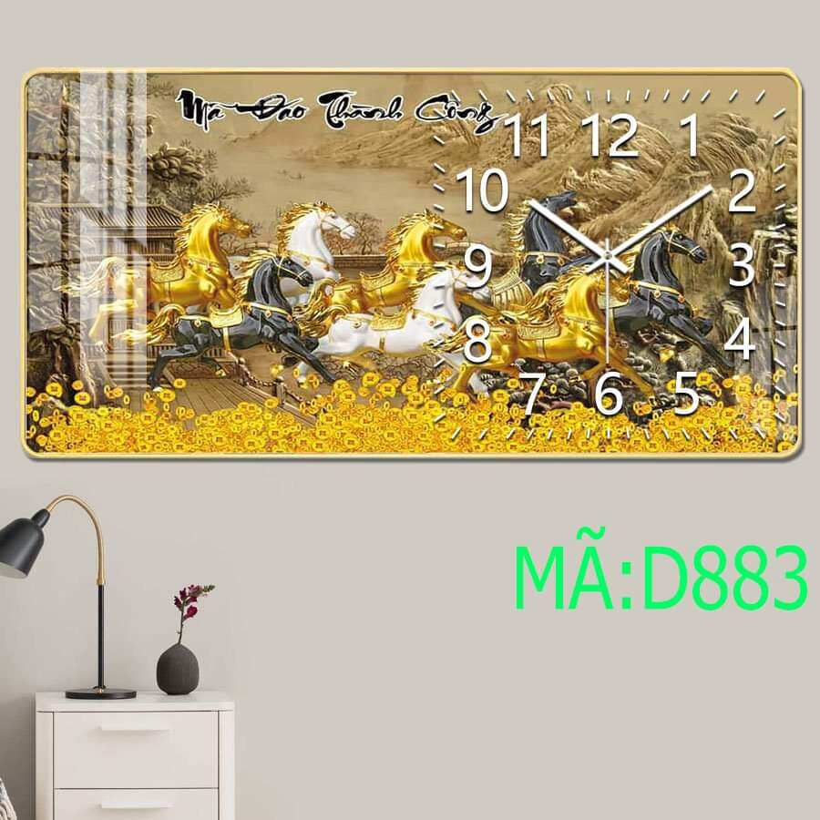 Tranh Đồng Hồ Tráng Gương.