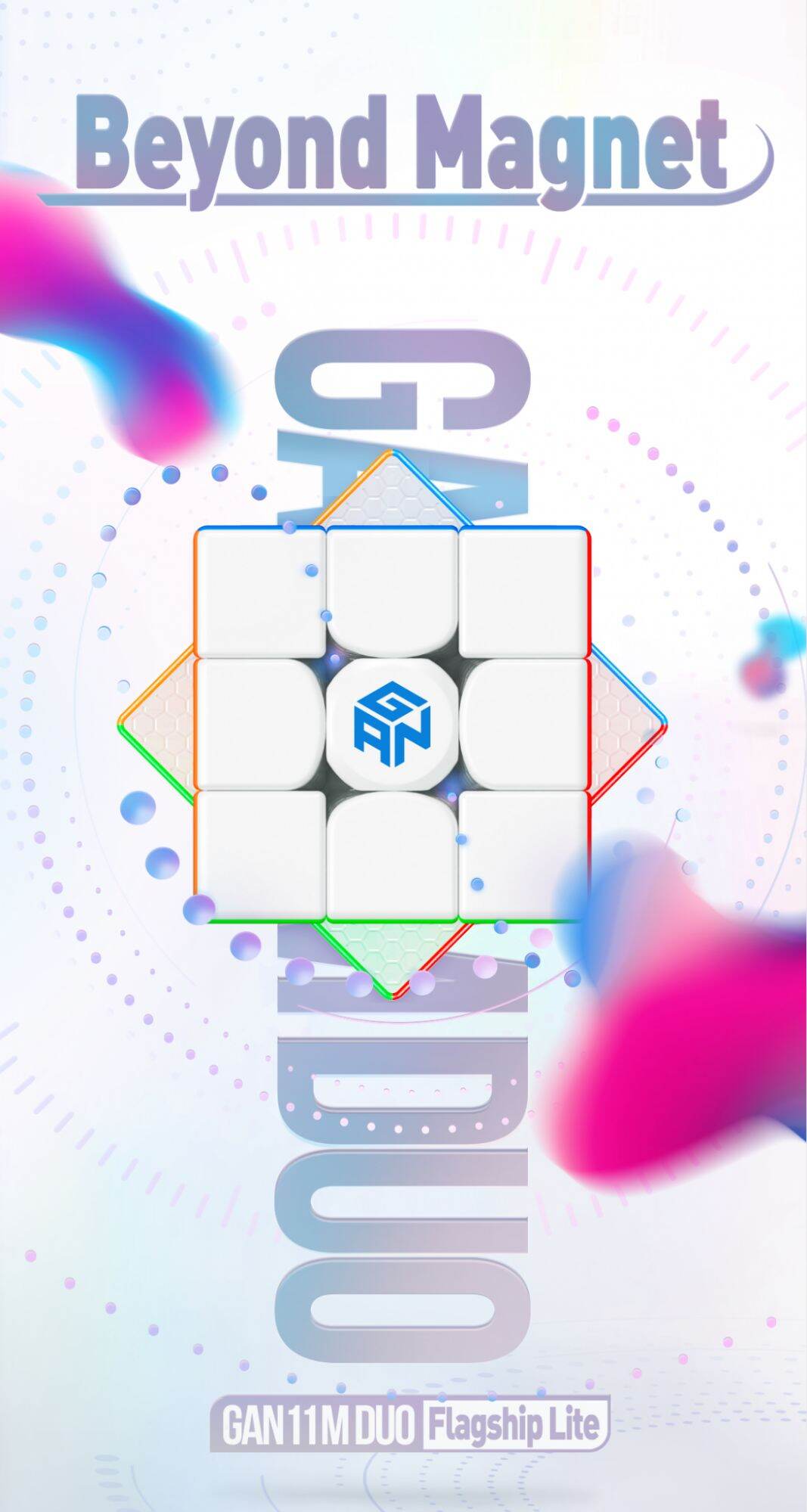 Rubik gan 11 m duo 3x3 rubic nam châm 3 tầng cao cấp flagship gan11 m duo