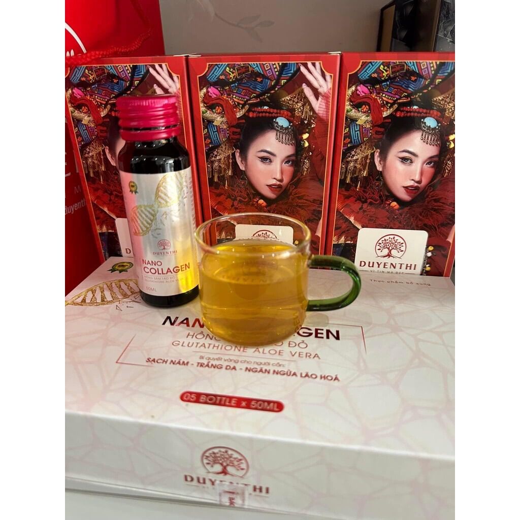 [Chính hãng] Nano colagen Hồng sâm táo đỏ (hộp 15 chai)- Bách y sâm