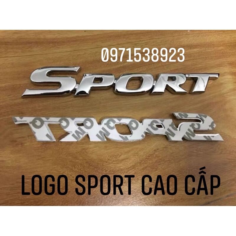 logo SPORT dán thân xe hàng cao cấp