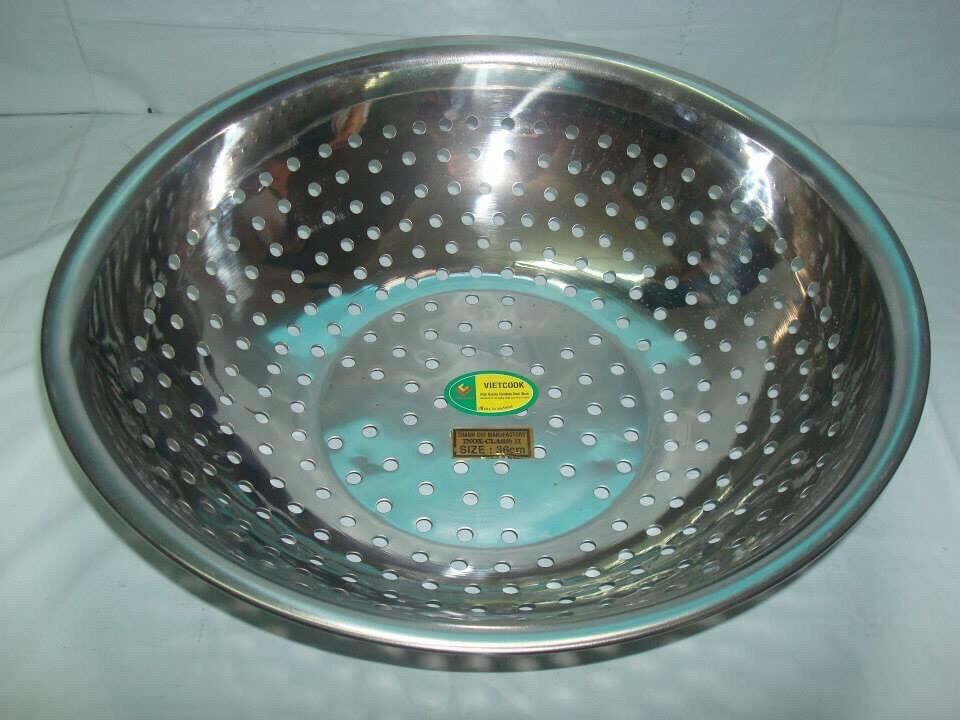 Rổ inox Cao Cấp Việtcook Đủ Sezi(20, 22, 24,....36, 38)