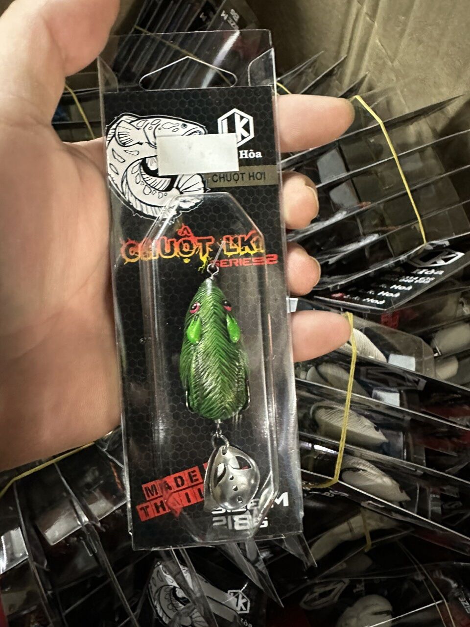 Chuột lk hòa bản mini 7g và bản mập 8g và 12gr- mồi nhái hơi chuyên câu lure lóc