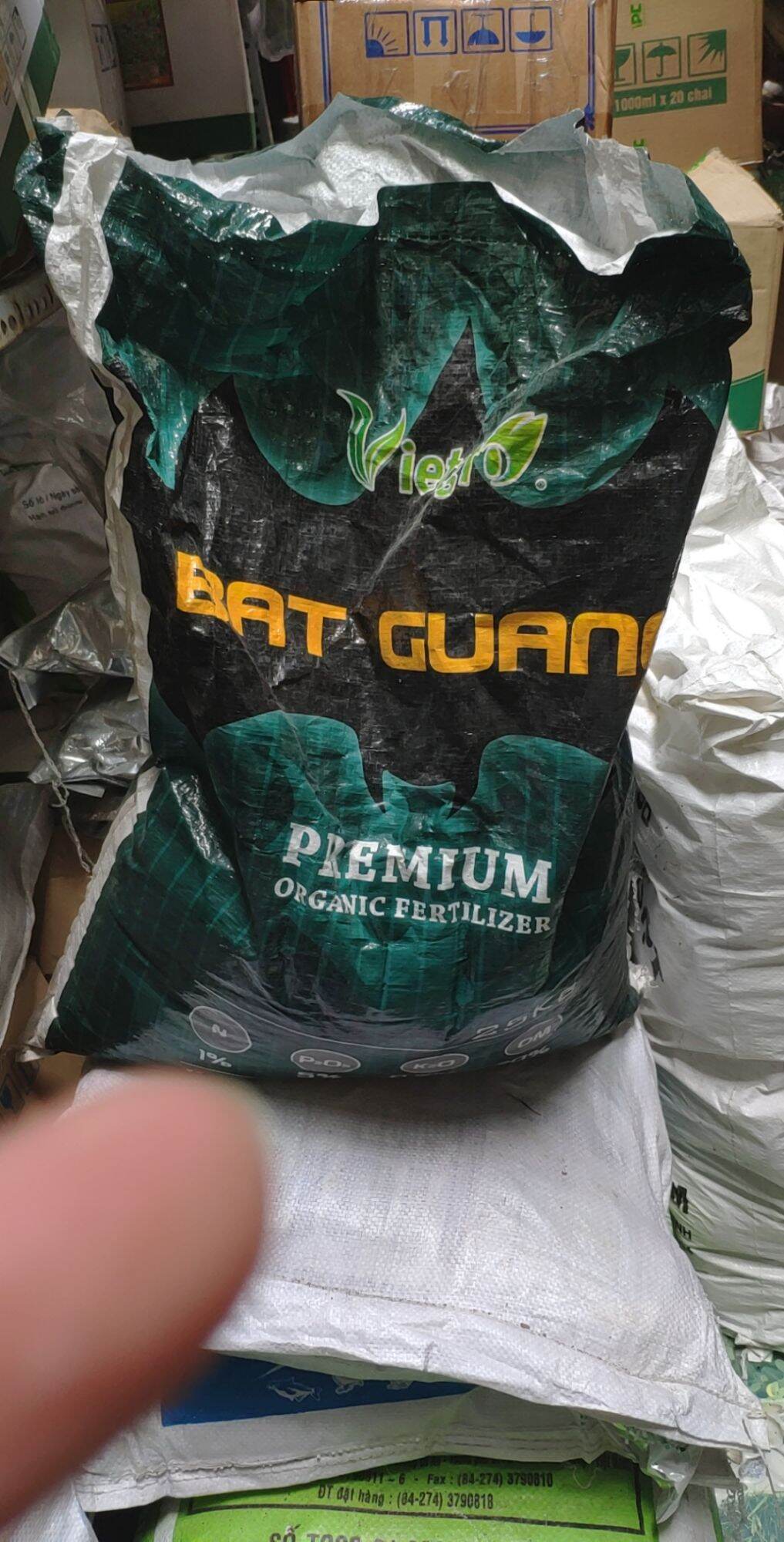 Túi 5 kg phân dơi hữu cơ Bat Guano