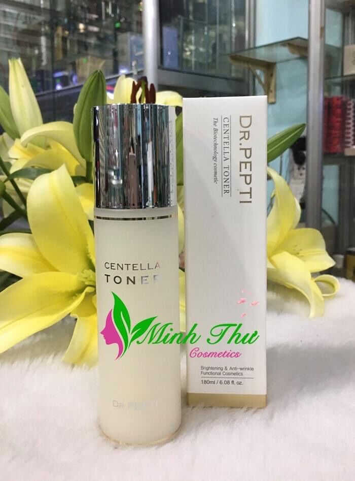 Nước hoa hồng Centella Toner Dr.Pepti+ 180ml
