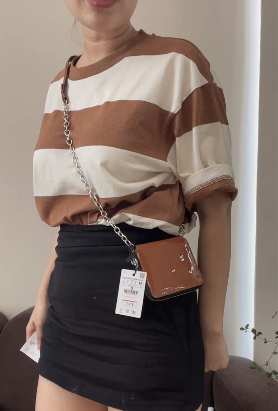 Túi Stradivarius Auth Đeo Chéo Xinh Xắn Size 11 ( Có Sẵn )