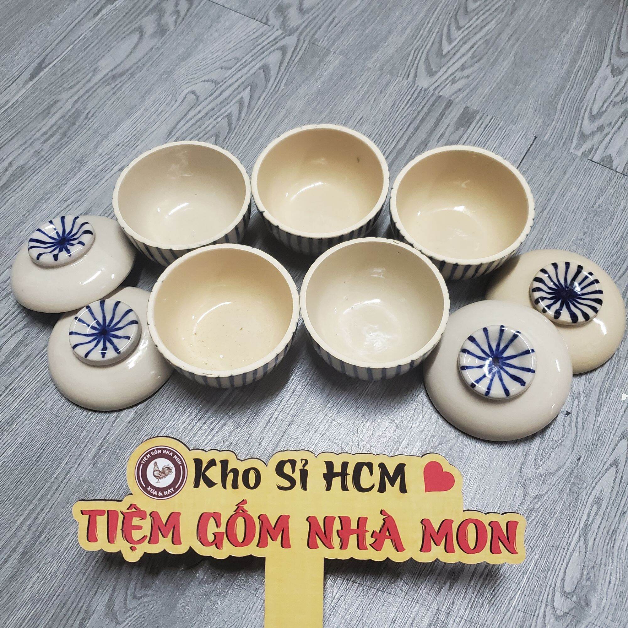 HỦ ĐỰNG 10 ĐẤT NUNG CAO CẤP MẪU SỌC (DUNG TÍCH 300ml)