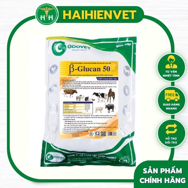 1kg GLUCAN 50 - TĂNG MIỄN DỊCH, GIẢI ĐỘC, TĂNG TRƯỞNG NHANH