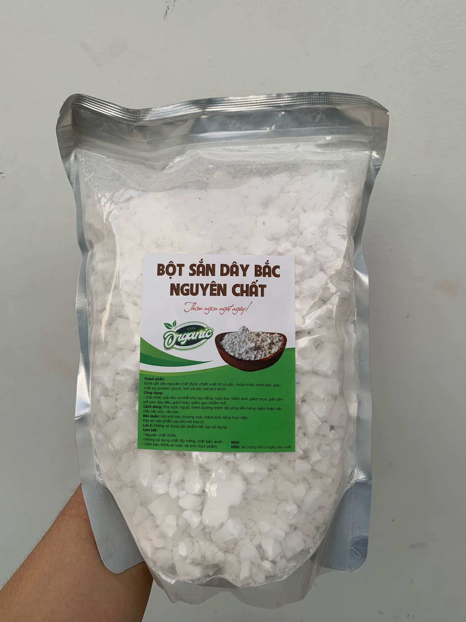 Bột sắn dây Bắc nguyên chất túi 1kg