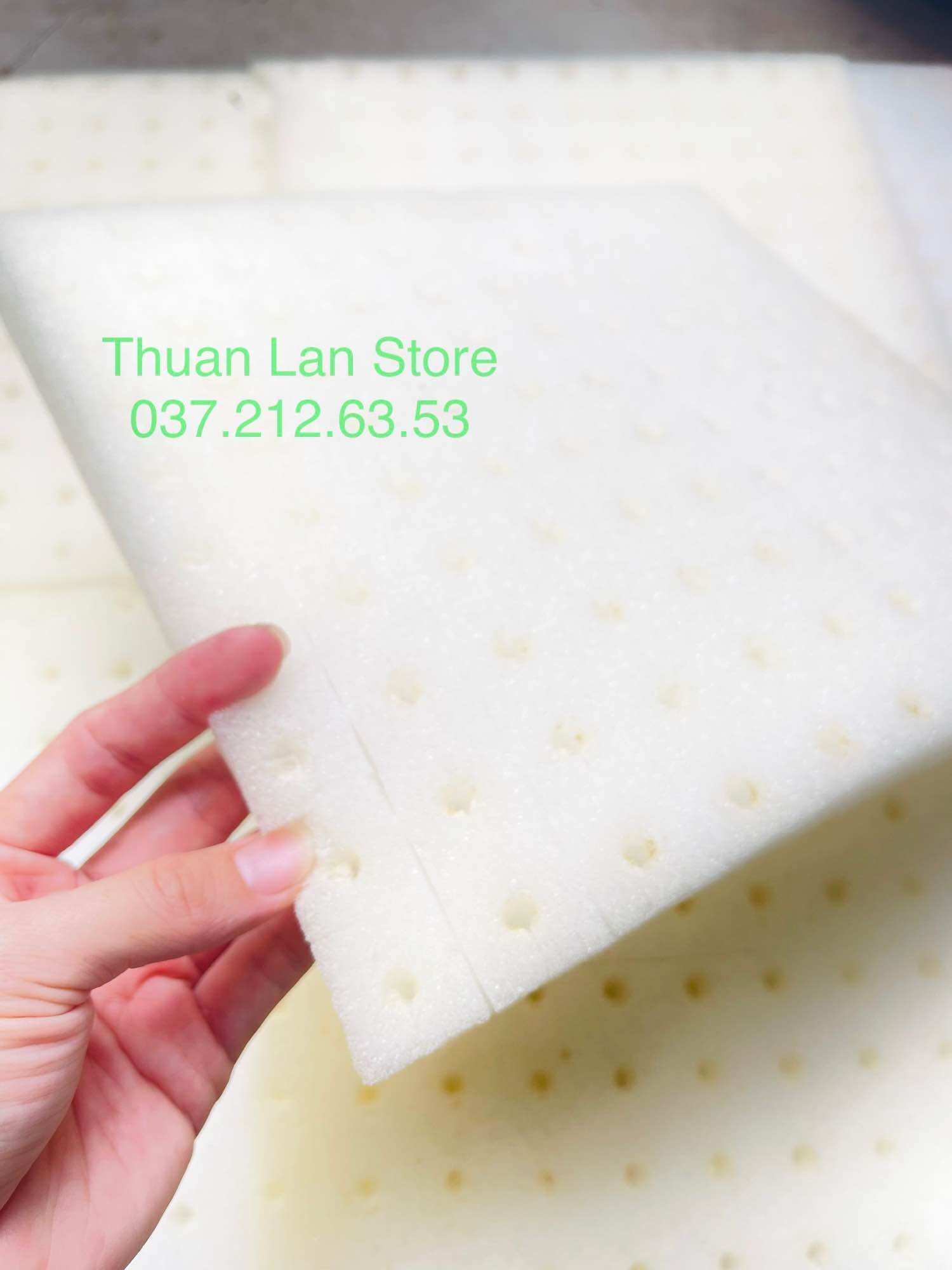 Mút xốp ươm hạt giống trồng rau thuỷ canh gồm 110 viên có lỗ gieo hạt