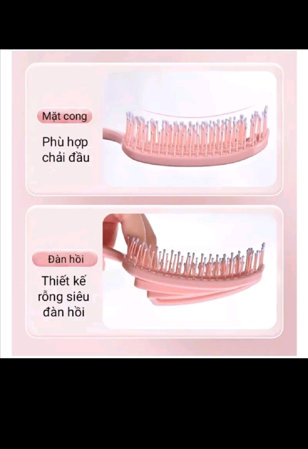 Lượt Chải gỡ tóc rối massage đầu