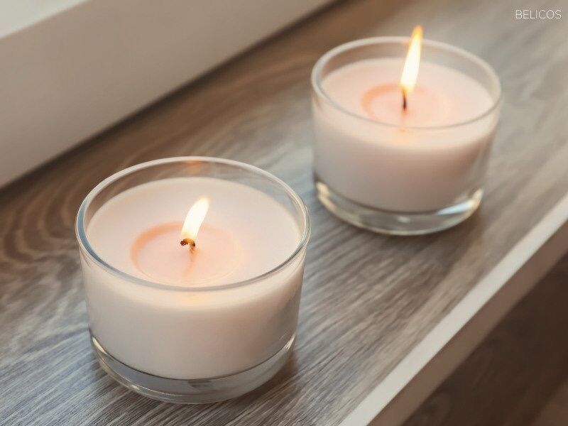 Bấc nến cotton nhúng sáp kèm đế sắt tròn